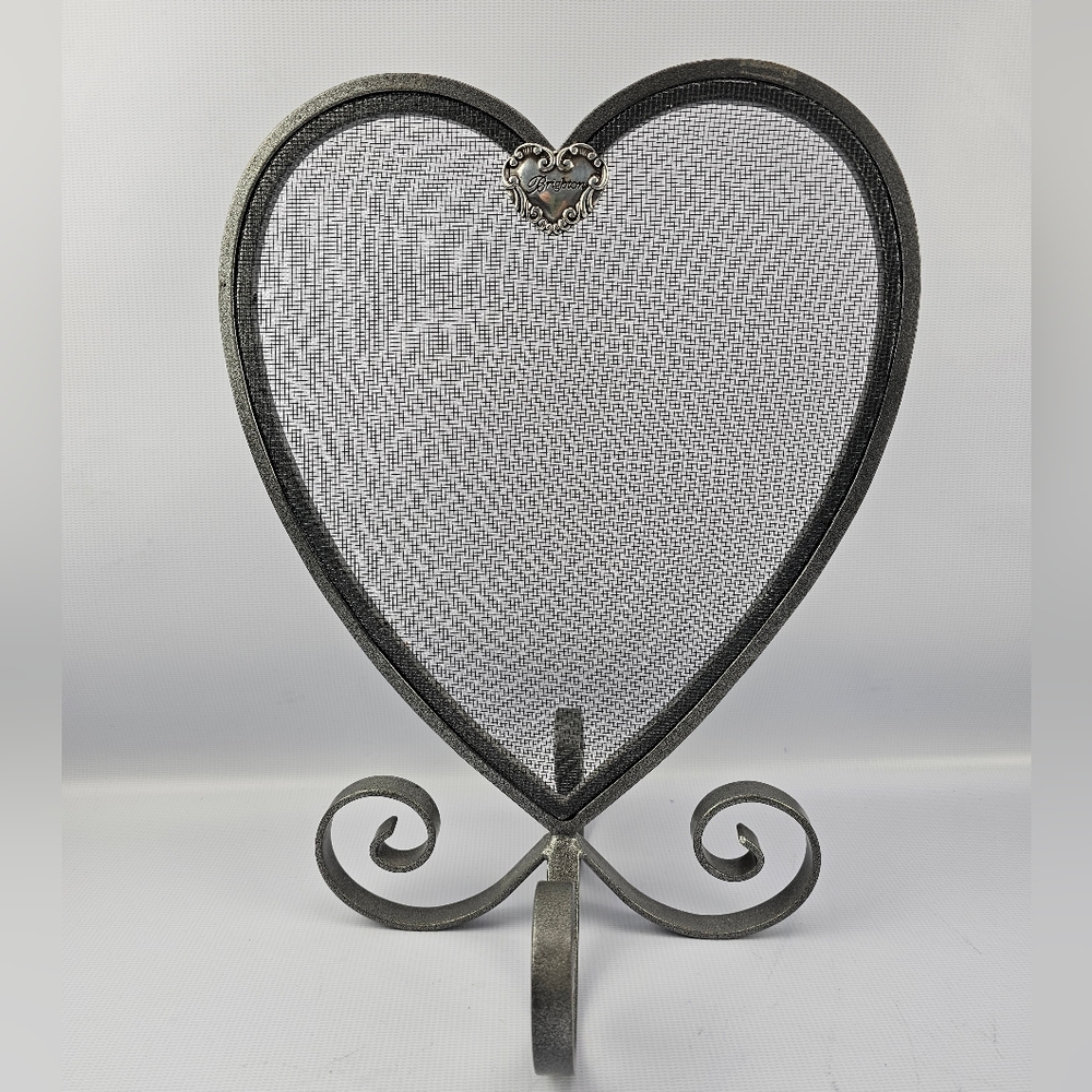 Brighton Heart Shaped Mesh Earring Jewelry Display Organizer